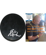 Grant Fuhr Oilers Kings Blues Flames signed Hockey Puck exact proof Beck... - $69.29