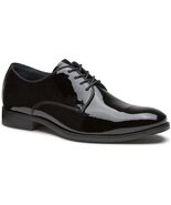 Johnston &amp; Murphy Lewis Plain Toe Black Patent Leather - Size 12M US #8907 - $1,158.30 MXN