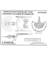 1985 Star Trek Specs of Hornet Class Starship Set-7 Sheets + Bonus-New O... - £24.80 GBP