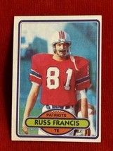 Russ Francis New England Patriots Topps 1990 #80 - £2.35 GBP