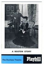 Playbill The Boston Story 1968 Duchess Theatre London Tony Britton  Sher... - £10.95 GBP