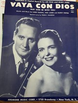 Vaya Con Dios (May God Be With You) by Les Paul and Mary Ford sheet music  - £4.71 GBP