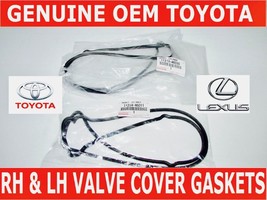 New Genuine Lexus Oem Valve Cover Gasket Set Rh &amp; Lh 11213-46030 11214-46011 2JZ - £33.47 GBP