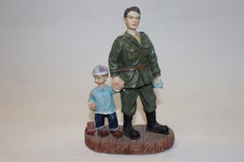 K&#39;s Collection Heroes Helping People Soldier &amp; Boy 6&quot; Figurine Hand Painted - £5.45 GBP