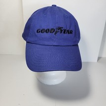 Mens K-products Royal Blue Black writing Goodyear hat Adjustable back - £14.03 GBP
