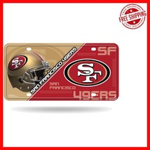 San Francisco 49ers Metal License Plate - Perfect for NFL Fans on the Road - $681.28 MXN