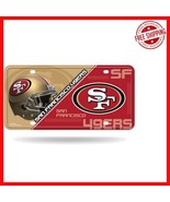 San Francisco 49ers Metal License Plate - Perfect for NFL Fans on the Road - $681.28 MXN