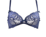 L&#39;AGENT BY AGENT PROVOCATEUR Womens Bra Non Padded Lace Blue Size 32B - $29.09