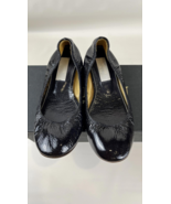 LANVIN TWO TONE BALLERINA PATENT LEATHER FLATS - £134.98 GBP