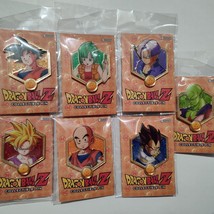 Dragon Ball Z 7x Golden Series Enamel Pins Official DBZ Collectible Badges - £54.25 GBP