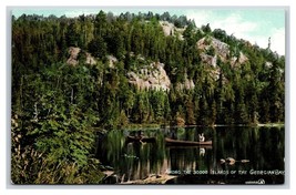 Canoes Among the Islands Georgian Bay Ontario Canada UNP DB Postcard T6 - £4.20 GBP