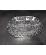 Indiana Glass Pineapple Floral Platter, Depression Glass Tray, 11.5&quot; X 7... - $225.80 MXN
