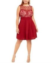 Love Squared Womens Plus Lace Textured Party Dress, Size 3X - £26.48 GBP