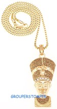 Néfertiti Égyptien Reine De Le Nile Neuf Pendentif Avec 24 &quot; Long Boîte Lien - £16.47 GBP