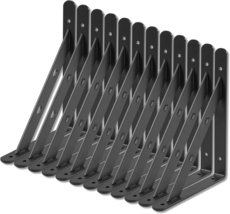 Aluminum Alloy 12 Pack （8 Inch X 6 Inch） Heavy Duty Shelf Bracket - £59.00 GBP