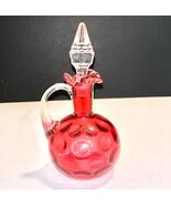 Fenton Cranberry Opalescent Cruet - $45.00