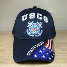 Official Coast Guard Licensed Uscg Emblem Flag Bill Cap Hat (Licensed) - £17.37 GBP