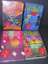 Lot Of 4 Charlaine Harris A Sookie Stackhouse True Blood Mystery Hardcover - $24.75