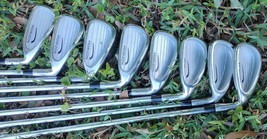Nike Horizon Iron Set 3-9 &amp; P Wedge Steel Shaft Golf Clubs NEED NEW GRIPS - £95.91 GBP