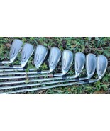 Nike Horizon Iron Set 3-9 &amp; P Wedge Steel Shaft Golf Clubs NEED NEW GRIPS - £93.86 GBP