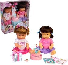 Nenuco - Ani and ONA Happy Birthday, Kit of Two Nenuco Sisters Baby Dolls, with - £277.96 GBP