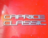 CHEVROLET CAPRICE CLASSIC Side EMBLEMS BADGE  USED OEM 1991-1996 - £16.54 GBP