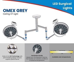 Double Dome LED OT Light Surgical Room Operation Theater Lamp shadowless Light m - £1,831.33 GBP