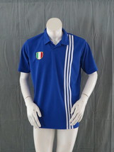 Team Italy Soccer Jersey - 1990s Practice Jersey by Adidas - Men&#39;s Large - £43.80 GBP
