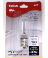 SATCO S3917 40W T8 CLEAR INDICATOR BULB 360 LUMENS 130V 40T8/CL/INT/130V... - $182.12 MXN