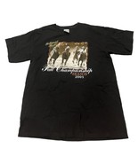Belmont Park M Fall Championship Season 2003 Black Graphic T Shirt Unise... - $358.13 MXN