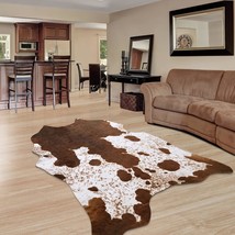 Foxmas Cowhide Rug For Living Room, Cow Print Rug For Bedroom, Faux Cow ... - $73.97