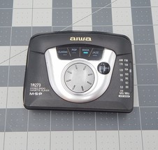 Aiwa Personal AM/FM Stereo Radio Cassette Player HS-TA273 Portable No Accessory - £23.16 GBP