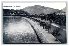 Avenida Beira Mar Street View Rio De Janeiro Brazil UNP DB Postcard P18 - £3.26 GBP