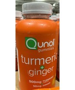 Qunol Turmeric Plus Ginger, 200 Gummies Creamy Orange, Exp: 04/2026Free ... - £37.32 GBP