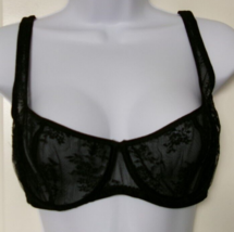 Journelle Romy Demi Underwire bra size 36B Black Style Jou 115-08 - $39.55