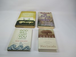 4 Max Lucado Hardback Books Cure For The Common Life Grace for the Moment - £9.74 GBP