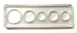 Birth Year Coin plastic Snap-Tite Holder case, 5 openings,  no coins inc... - €7,69 EUR