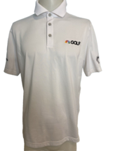 Ashworth Men's Golf Shirt White NBC Golf Medium - €24,28 EUR