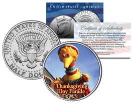 BIG BIRD 1996 BALLOON NYC Thanksgiving Day Parade Authentic US JFK Half ... - £7.49 GBP