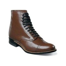 Stacy Adams Men's Madison High top Boot Brown Biscuit Leather 00015-02 image 4