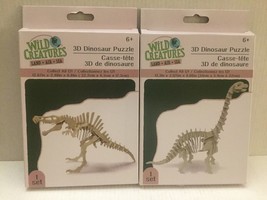 New Wild Creatures 3D Dinosaur Puzzles - £9.80 GBP