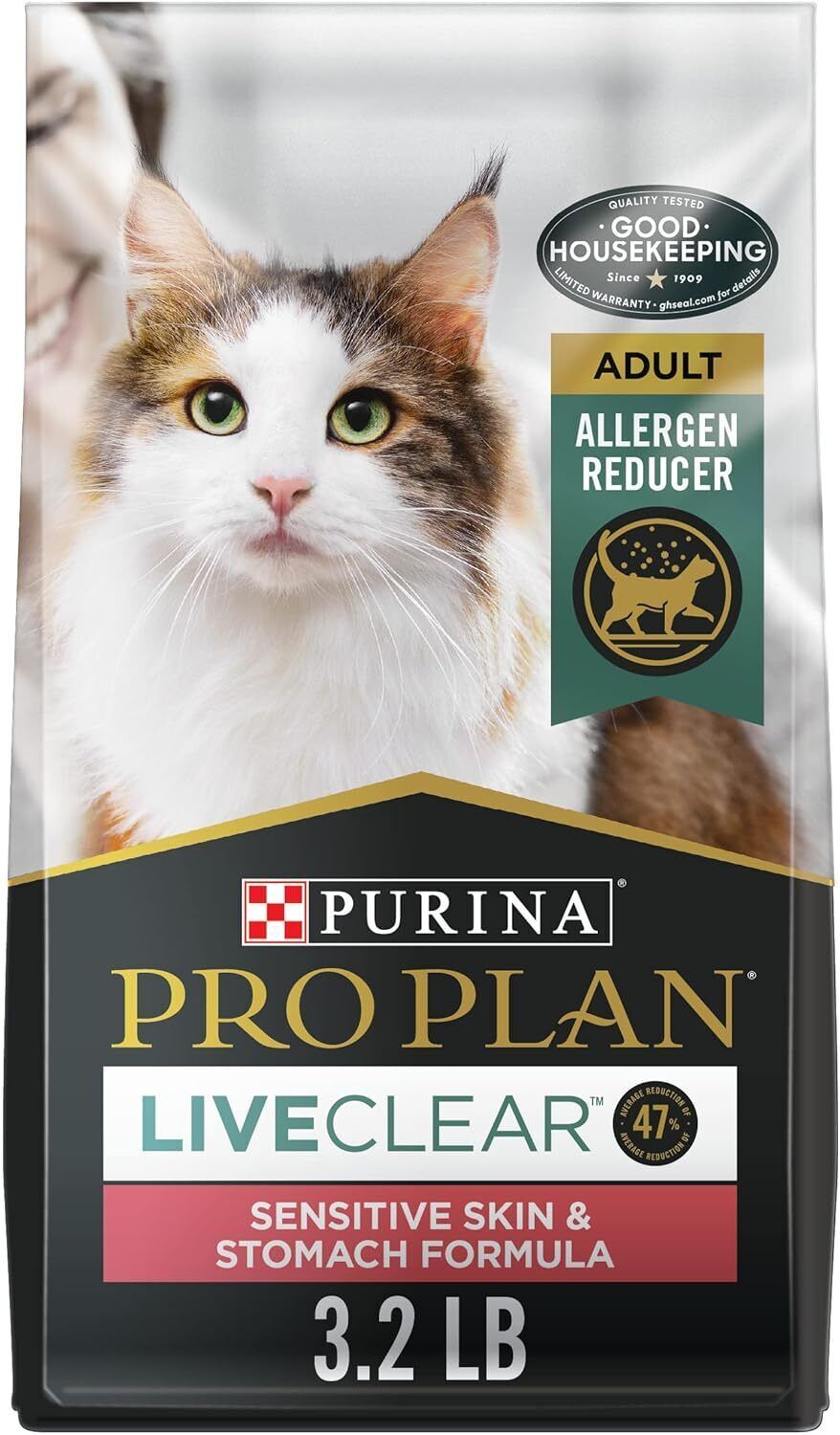 Purina Pro Plan Allergen Reducing, High Protein Cat Food, LIVECLEAR Turkey and - $33.14