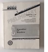 1996 Cavalier Sunfire  Factory Service Repair Manual Chevy Pontiac Prelim 2 of 2 - £7.40 GBP