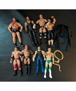Lot De 8 WWE Action Figurines Mattel 2011 John Cena Rusev Triple H Ambro... - €47,14 EUR