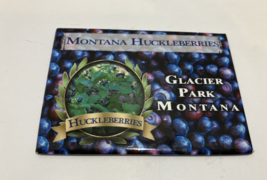 Glacier Park Magnet Montana Huckleberries Photo Fridge Souvenir 3.5x2.5 in - $9.85