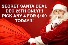 Secret Santa Deal! Dec 25 Only Pick Any 4 Listed For $160 Best Offers Discount - £251.63 GBP