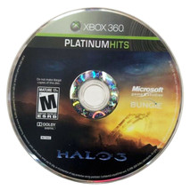 Halo 3 Platinum Hits Edition Microsoft Xbox 360 Video Game DISC ONLY shooter - £8.84 GBP