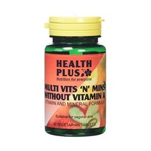 Health Plus Multi Vits &#39;n&#39; Mins Without Vitamin A One-a-day Multivitamin... - $269.54 MXN