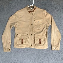 Ralph Lauren Jeans Co Jacket Women Large Khaki Safari Utility Field Deni... - £37.66 GBP