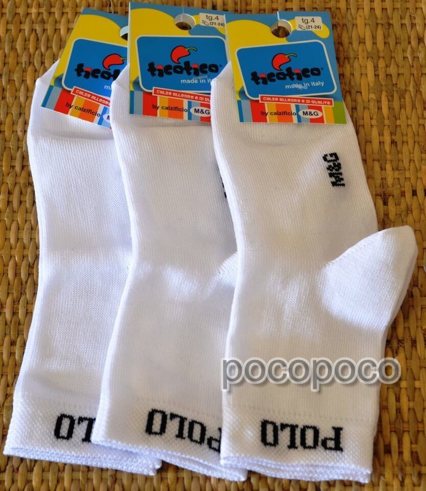 3 Pairs Socks Short Baby Cotton Takpor Art. Polo / 2 - $8.37+